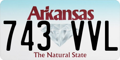 AR license plate 743VVL