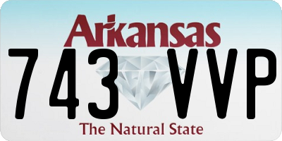 AR license plate 743VVP