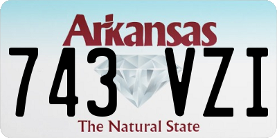 AR license plate 743VZI