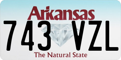 AR license plate 743VZL