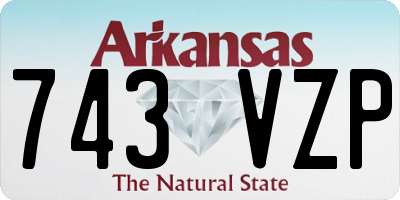 AR license plate 743VZP
