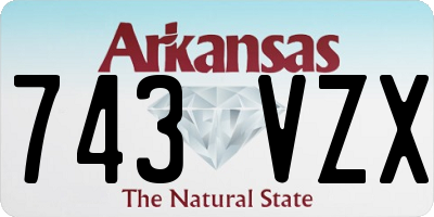 AR license plate 743VZX
