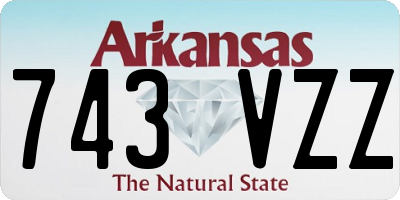 AR license plate 743VZZ