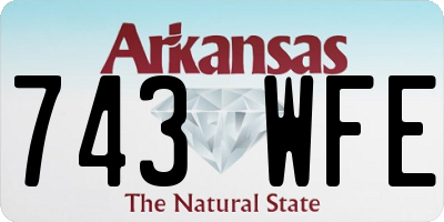 AR license plate 743WFE