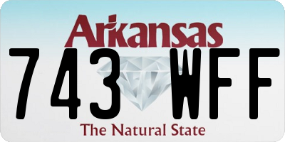 AR license plate 743WFF