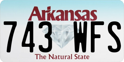 AR license plate 743WFS