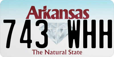 AR license plate 743WHH