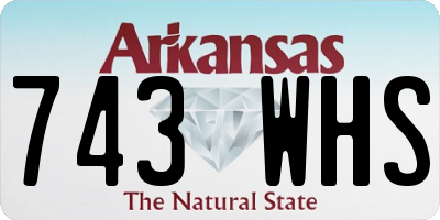 AR license plate 743WHS