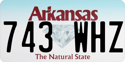 AR license plate 743WHZ