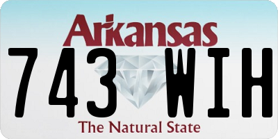 AR license plate 743WIH