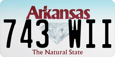 AR license plate 743WII