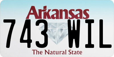 AR license plate 743WIL