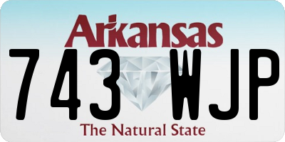 AR license plate 743WJP
