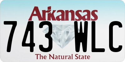 AR license plate 743WLC