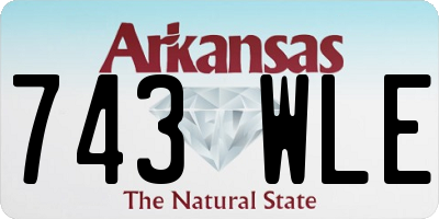 AR license plate 743WLE