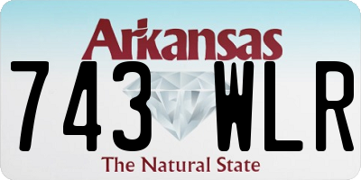 AR license plate 743WLR