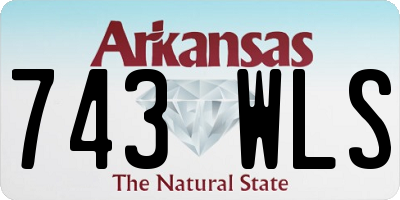 AR license plate 743WLS