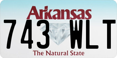 AR license plate 743WLT