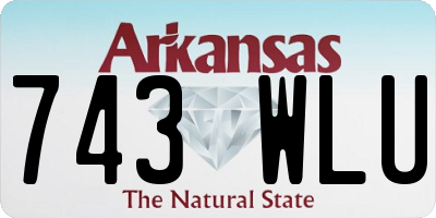 AR license plate 743WLU
