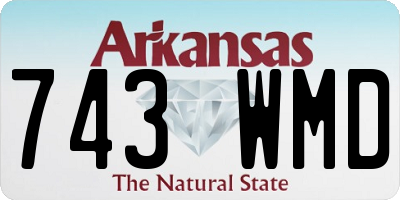 AR license plate 743WMD