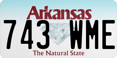 AR license plate 743WME