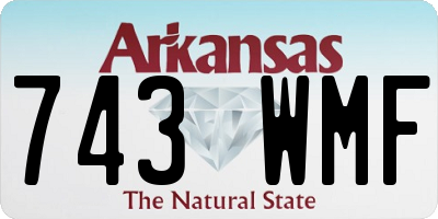 AR license plate 743WMF