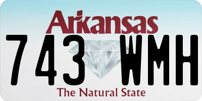 AR license plate 743WMH