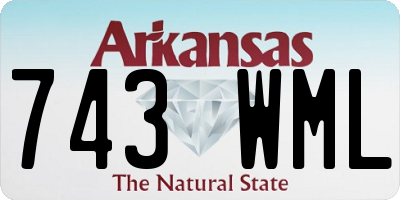 AR license plate 743WML