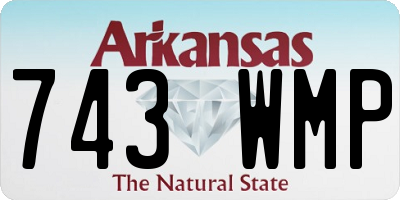 AR license plate 743WMP