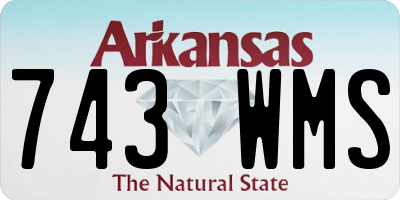 AR license plate 743WMS