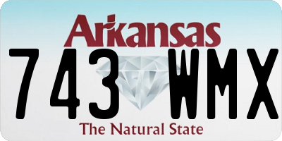 AR license plate 743WMX