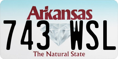 AR license plate 743WSL