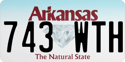 AR license plate 743WTH
