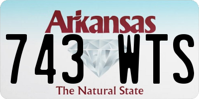 AR license plate 743WTS