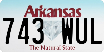 AR license plate 743WUL