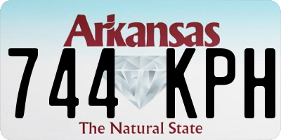 AR license plate 744KPH