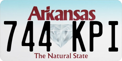 AR license plate 744KPI