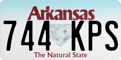 AR license plate 744KPS