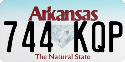 AR license plate 744KQP