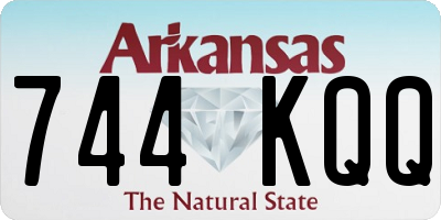 AR license plate 744KQQ