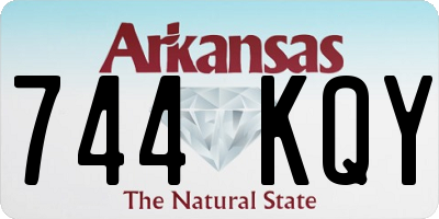 AR license plate 744KQY