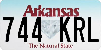 AR license plate 744KRL