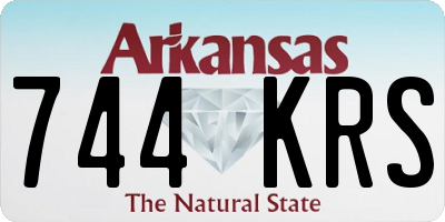 AR license plate 744KRS