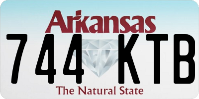 AR license plate 744KTB