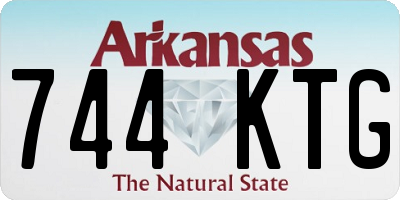 AR license plate 744KTG