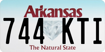 AR license plate 744KTI