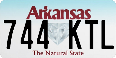 AR license plate 744KTL
