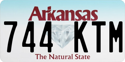 AR license plate 744KTM