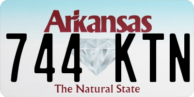 AR license plate 744KTN
