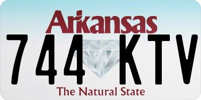 AR license plate 744KTV